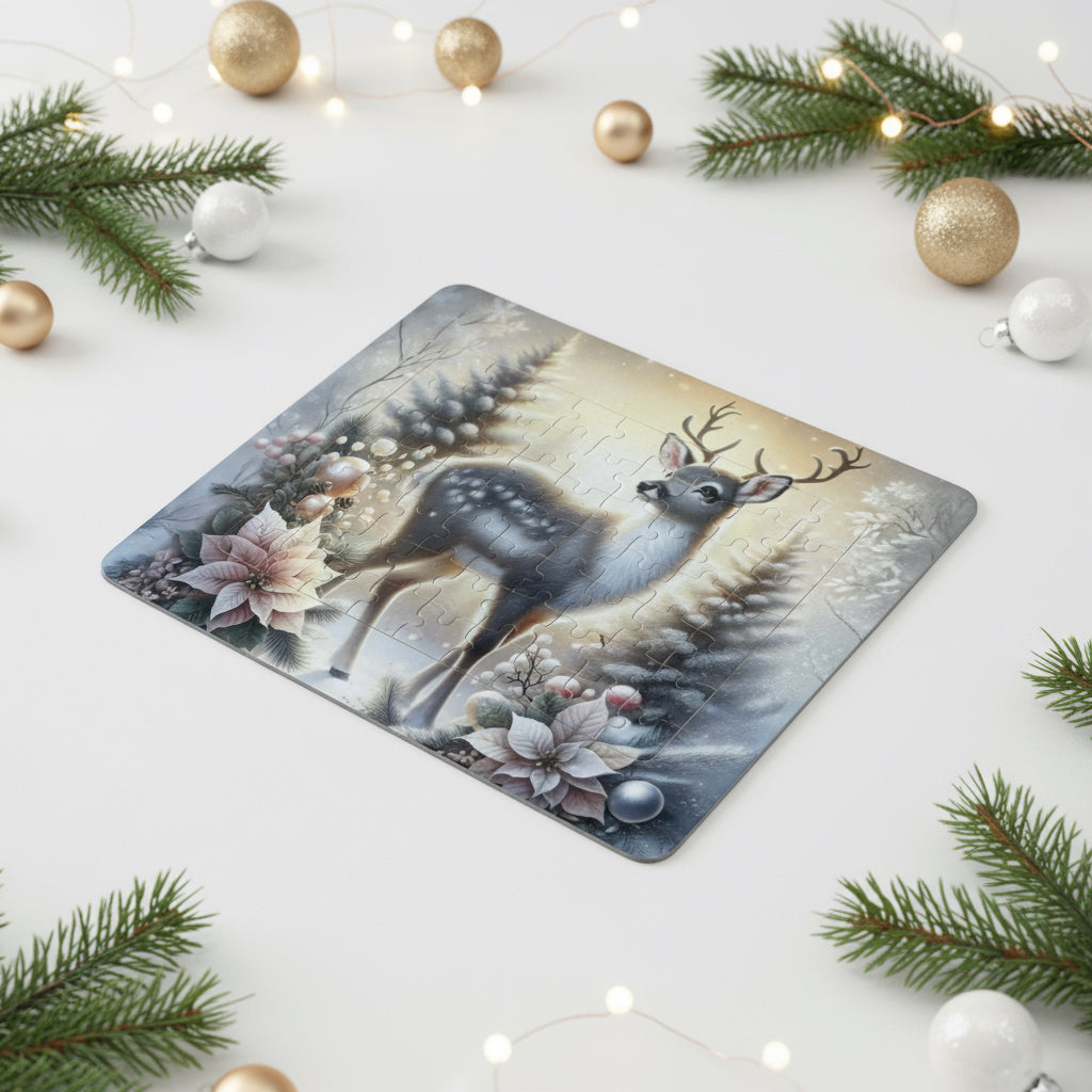 Dusky Reindeer Frame Jigsaw