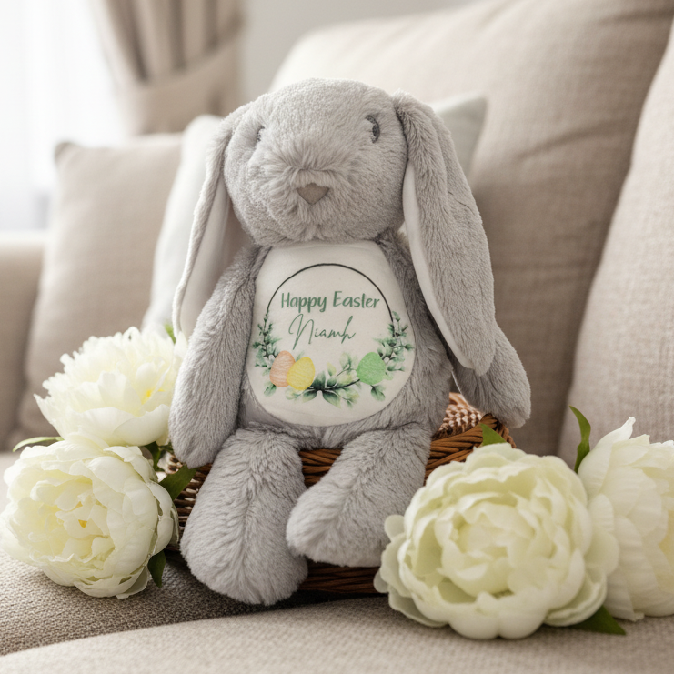 Floppy Rabbit Plush Teddy - Happy Easter