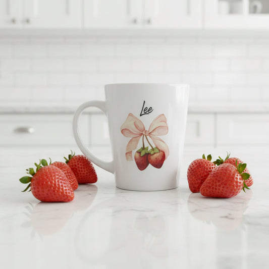 Strawberry latte Ceramic Mug