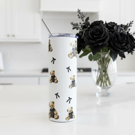 Black Bow Teddy Tumbler