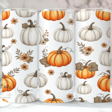 Pumpkin Mix Skinny Tumbler 600ml