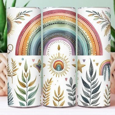 Boho Rainbow Tumbler