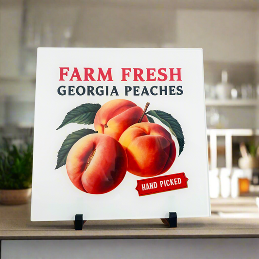 Farm Fresh Peaches 30cm Chopping Board