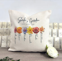 Love Grows Here - 40cm Filled Cushion (Don’t forget to leave us the name for who’s Garden this is)