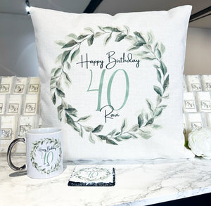 Happy Birthday Wreath Design (Various Products)