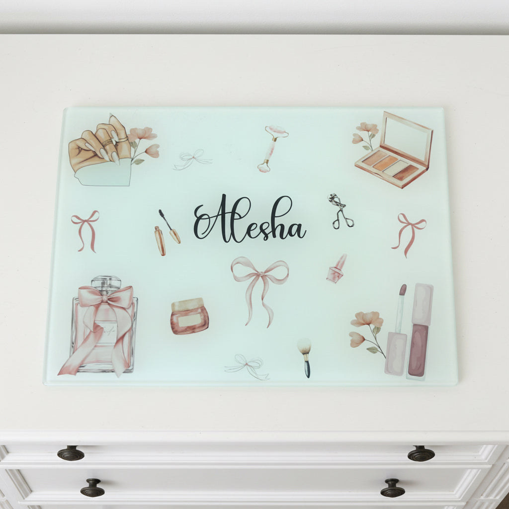 Rectangle Smooth Makeup Glass Board