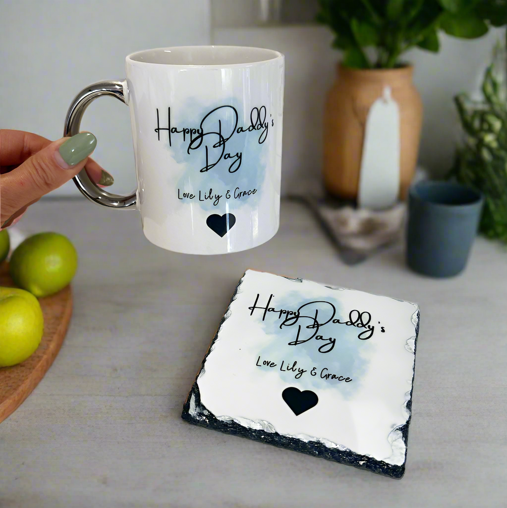Happy Daddy’s Day Mug and Coaster Set