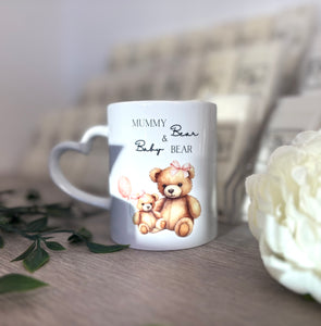 Mamma Bear and Baby Bear (Girl) Mugs