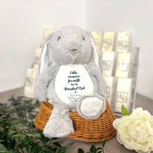 Floppy Rabbit Plush Teddy -“Handpicked for Earth” with Angel Wings