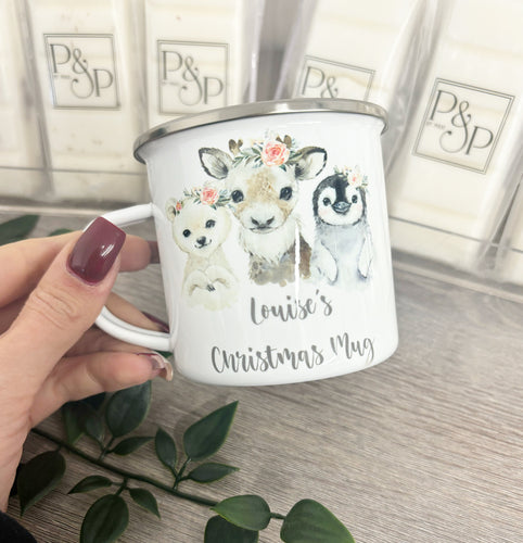 Enamel Metal Mug (Louise’s)