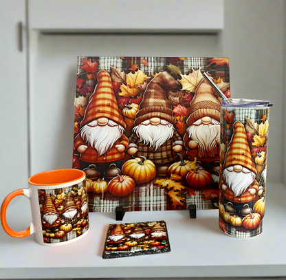 Gonk Pumpkin Bundle (Splashback , Tumbler & Mug and Coaster)