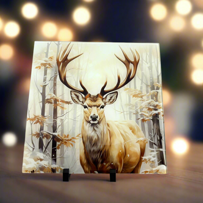 Autumnal Stag Chopping Board 30cm