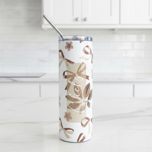 Neutral Bow Named Tumbler
