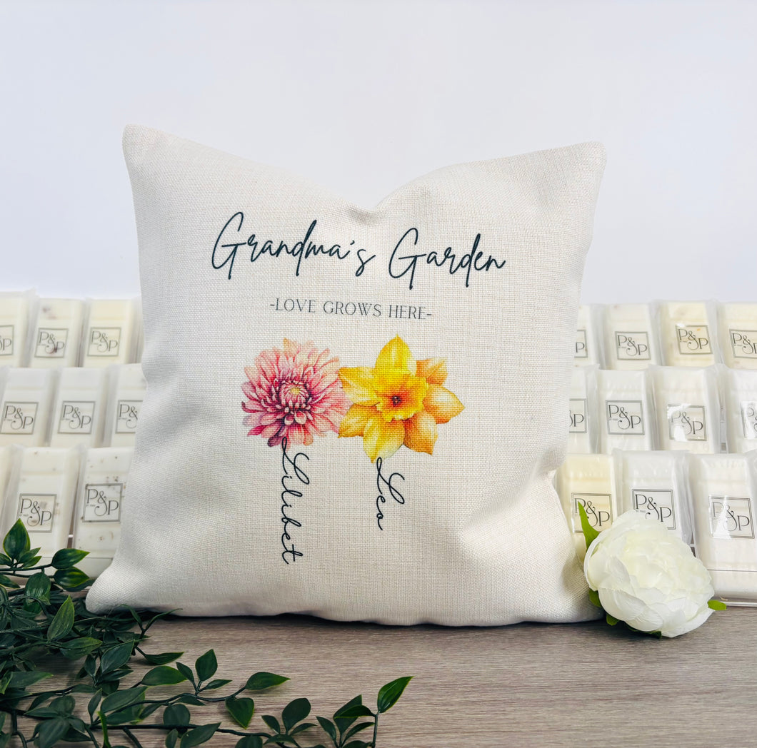 Love Grows Here - 40cm Filled Cushion