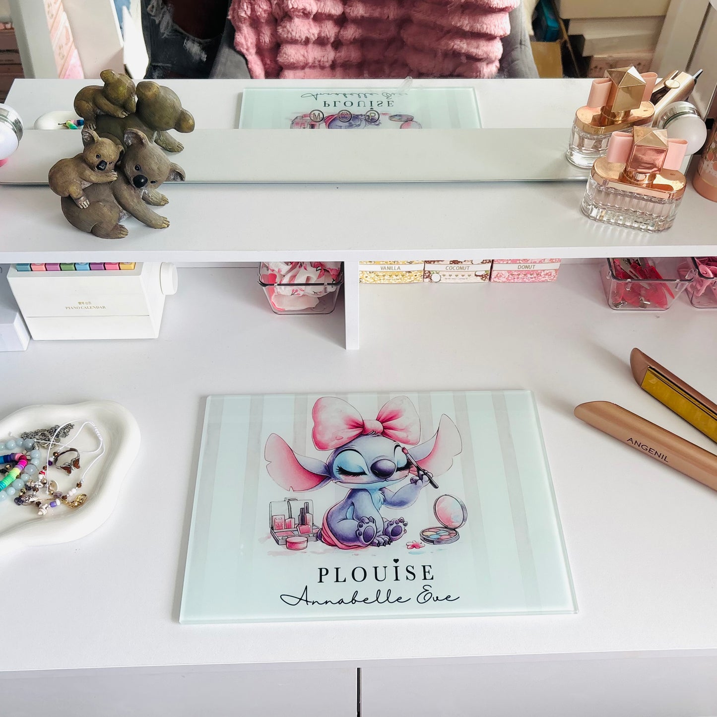 Rectangle Smooth Makeup Glass Board