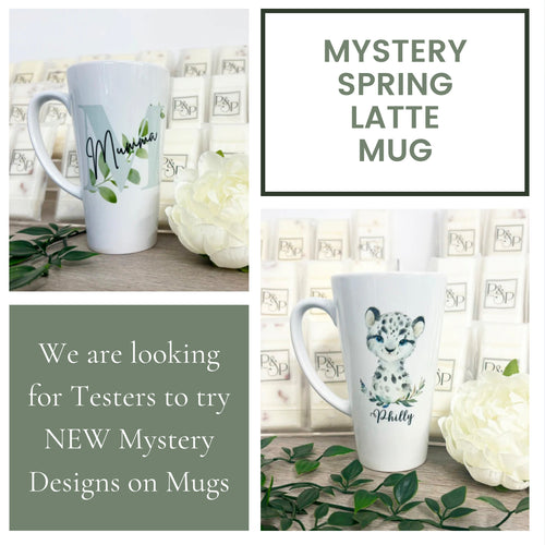 MYSTERY Latte Mug (Tester for new designs)