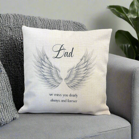 Hug me tight Angel Wing Filled Cushion
