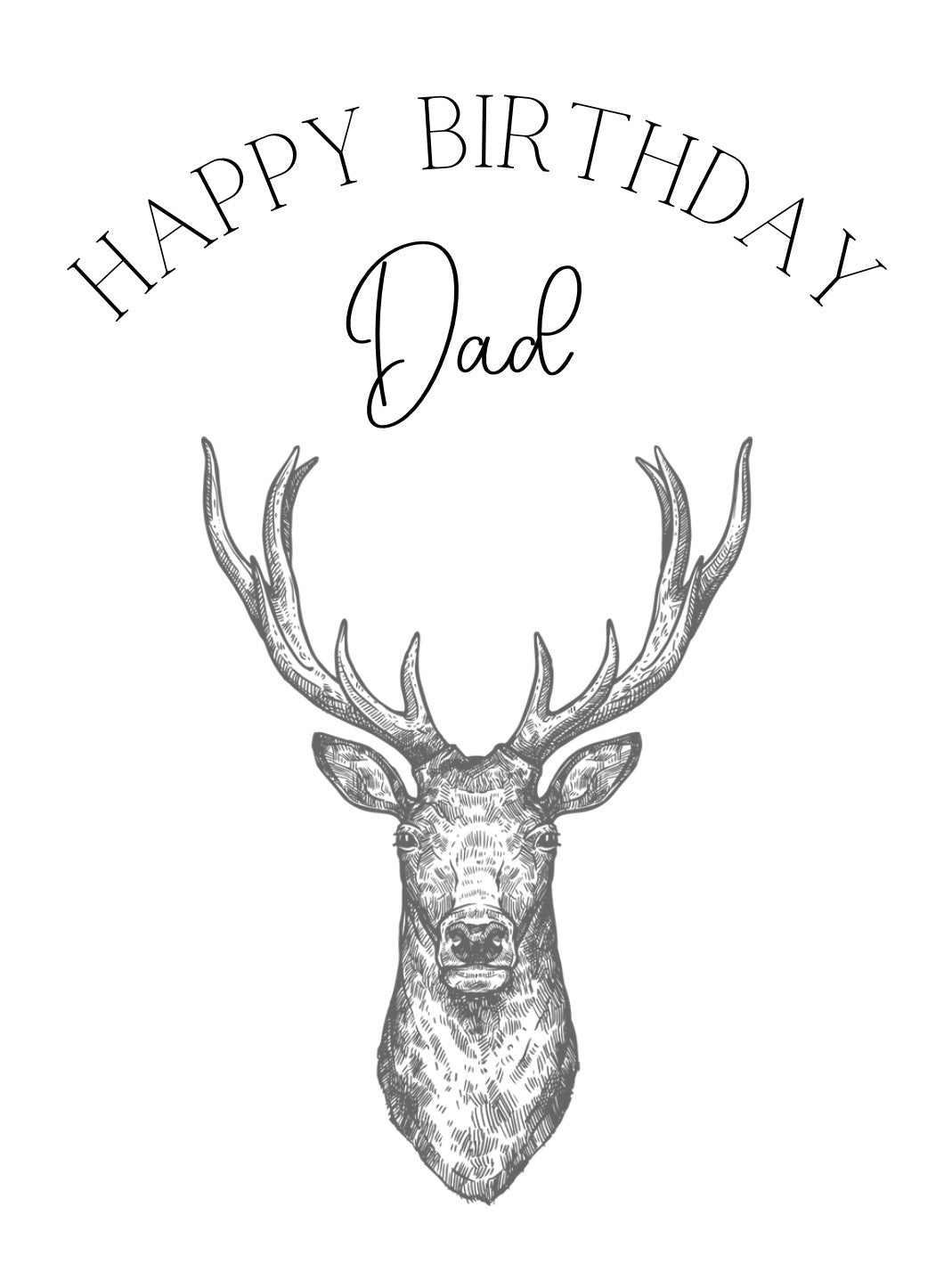 TESTER Birthday Sack Stag
