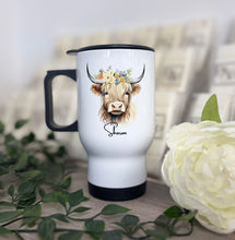 Travel Mug 14oz Highland Cow