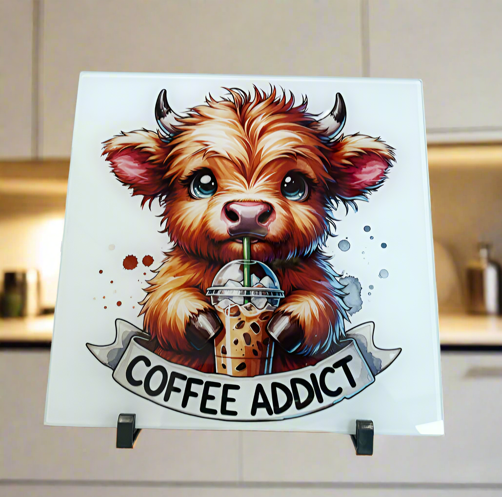 Coffee Highland Cow Design (Various Products)