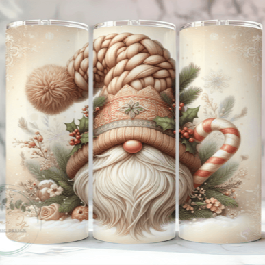 Neutral brown Skinny Tumbler 600ml