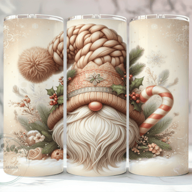 Chunky Knit Gonk Skinny Tumbler 600ml