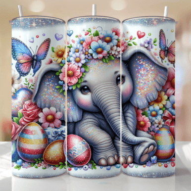 Elephant Easter Tumbler