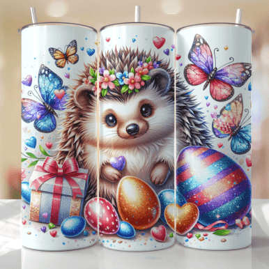 Hedgehog Easter Tumbler