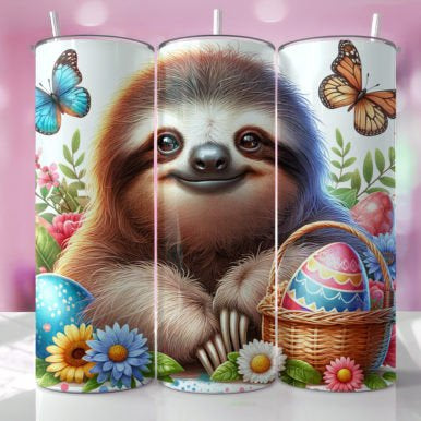 Sloth Easter Tumbler