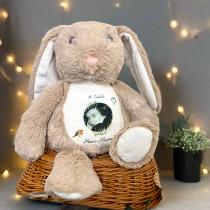 Floppy Rabbit Plush Teddy - “A cuddle from Heaven” with Robin