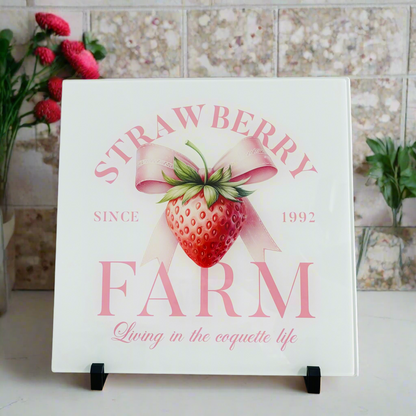 Strawberry Farm 30cm Chopping Board