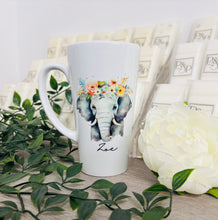 New Latte Ceramic Mug 17oz Elephant inc Box