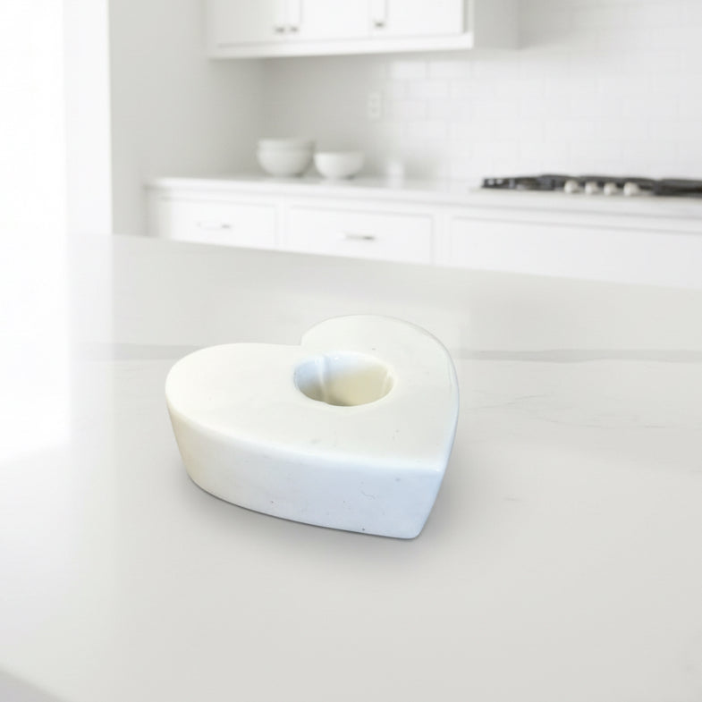 Love heart candle stick holder
