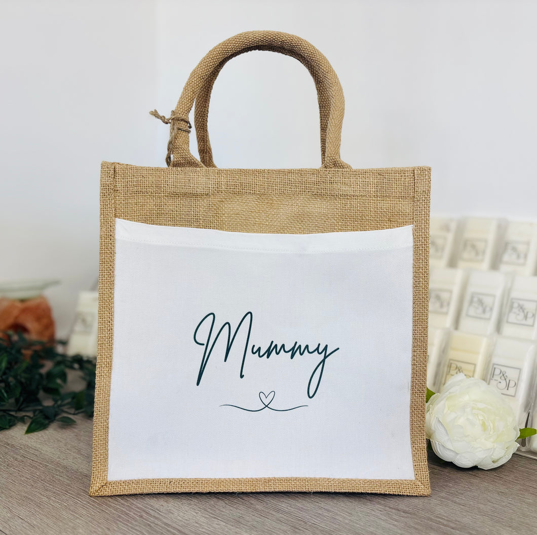 Any Name - Love heart Tote Bag