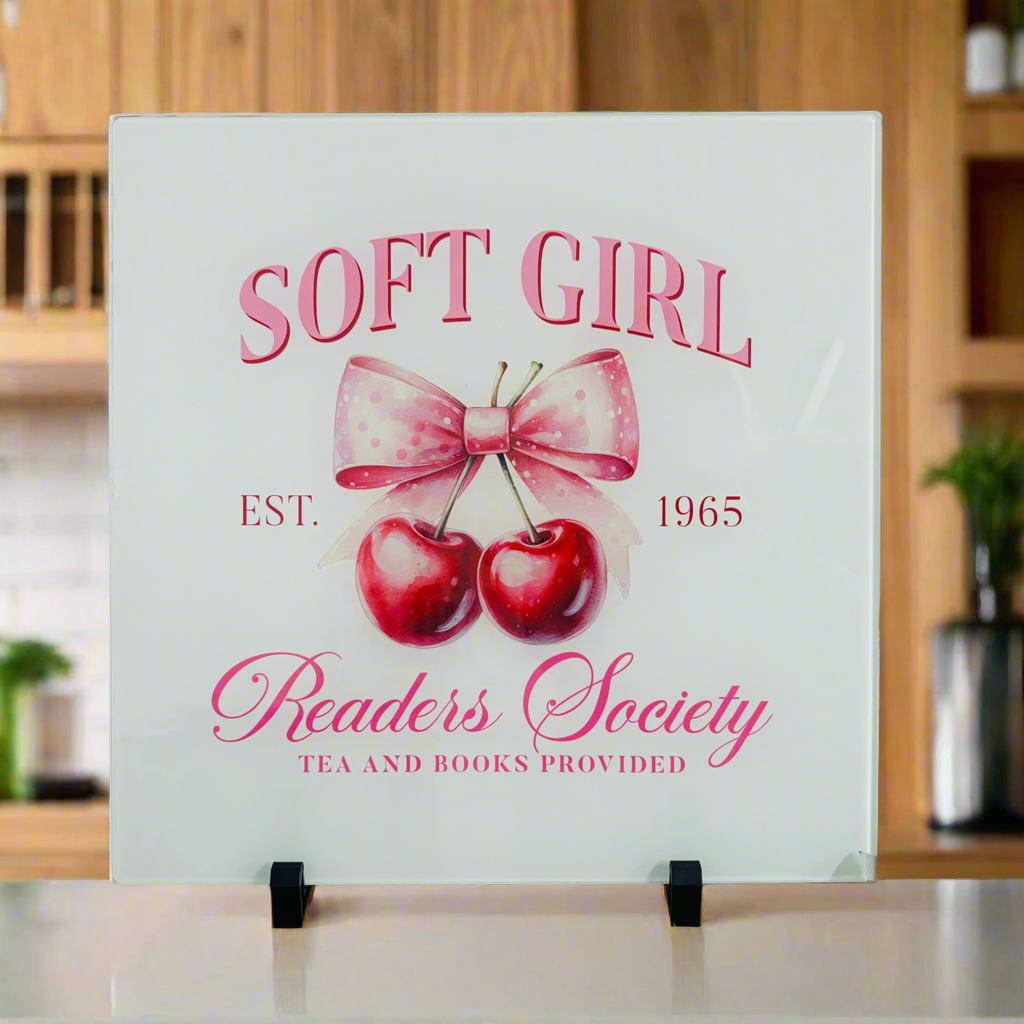 Soft Girl Cherry Vintage 30cm Chopping Board