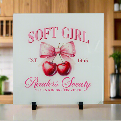 Soft Girl Cherry Vintage 30cm Chopping Board