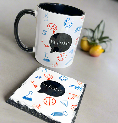 Teacher Bundle Doodle (Mug & Coaster)