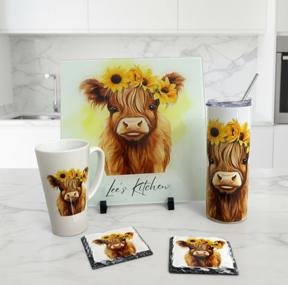 Sunflower Highland Cow Bundle