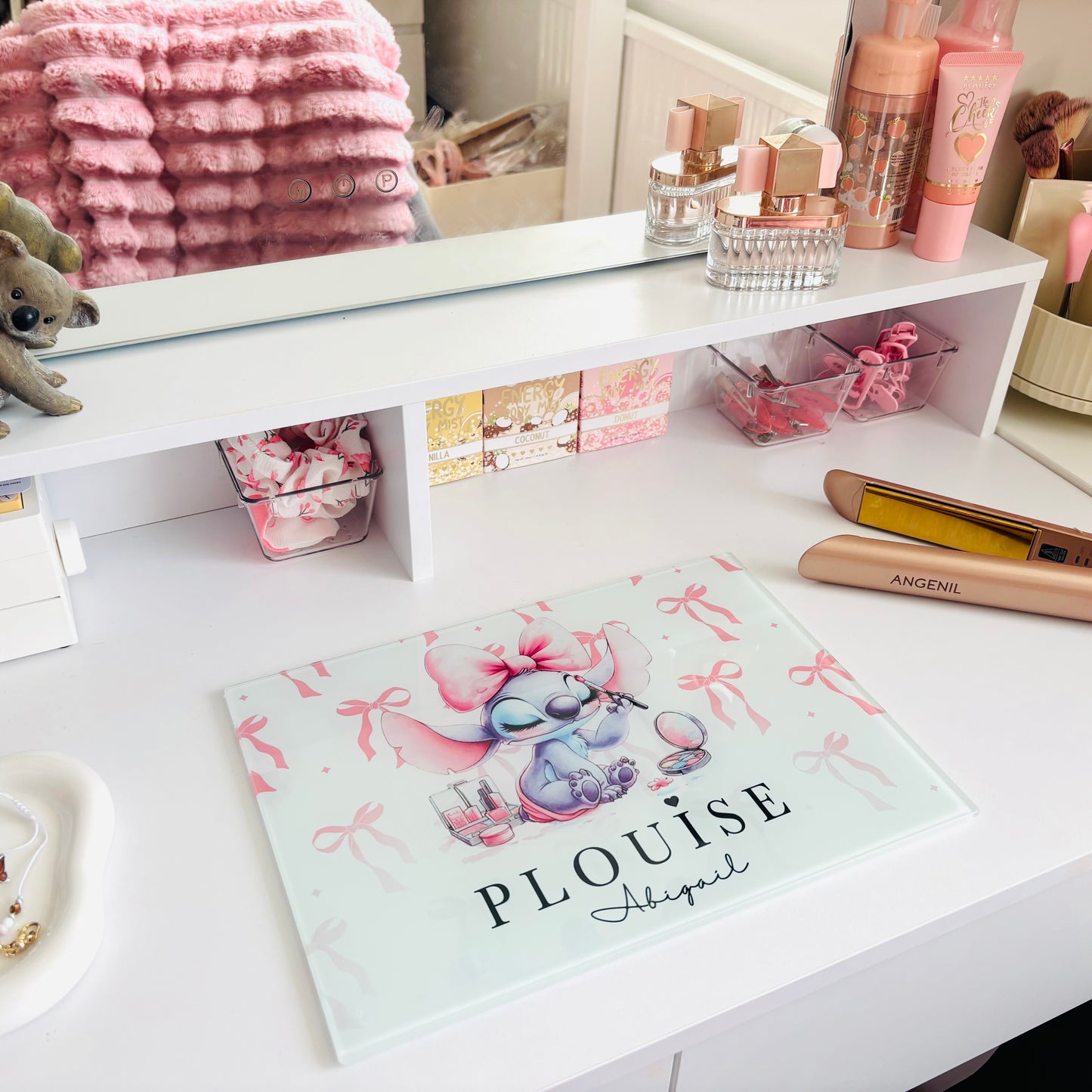 Rectangle Smooth Makeup Glass Board