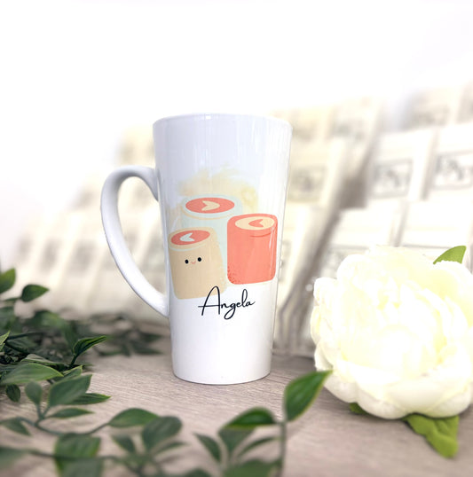 New Latte Ceramic Mug 17oz Marshmellows inc Box