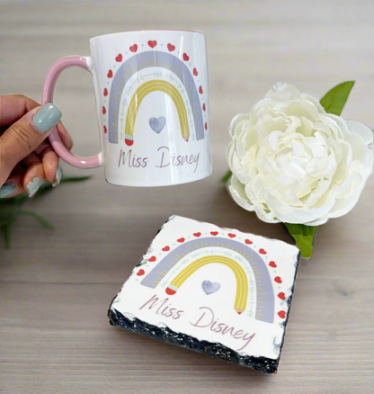 Teacher Purple Rainbow Design (Various Products)