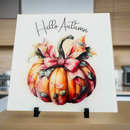Hello Autumn Chopping Board 30cm