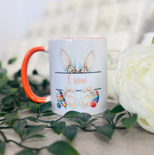 Easter Fluffy Bunny Split Name Design