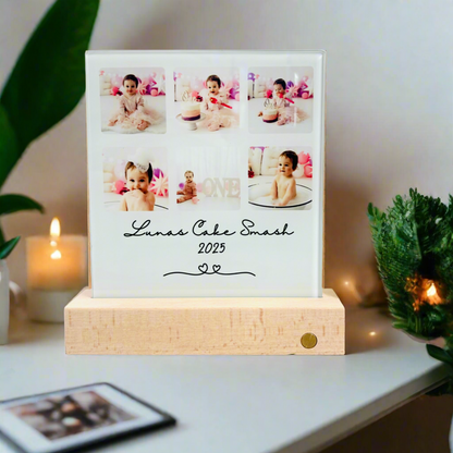 Glass 6 Photo And Text Design