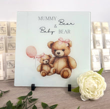 Mamma Bear and Baby Bear (Girl or boy) Splashback/ Chopping Board