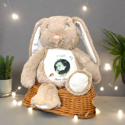 Floppy Rabbit Plush Teddy - “A cuddle from Heaven” with Robin