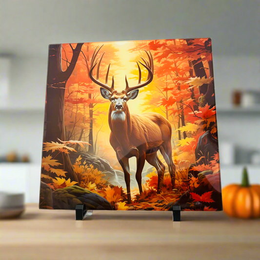 Autumnal Stag Chopping Board 30cm
