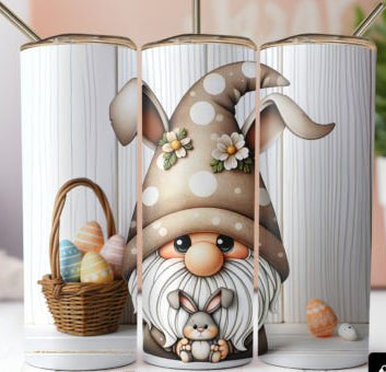 Easter Bunny Gonk Skinny Tumbler