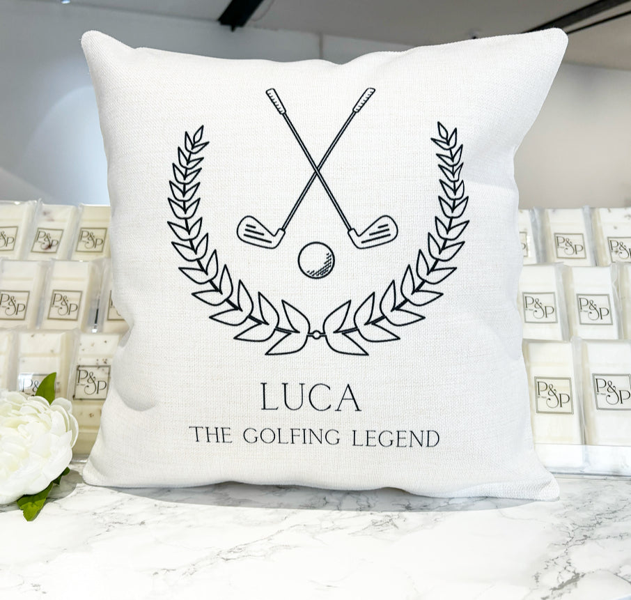 Golfing Legend Cushion