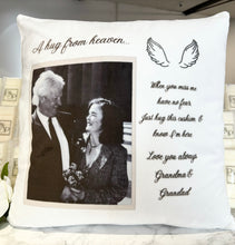 A Hug from Heaven Quote Cushion 40cm